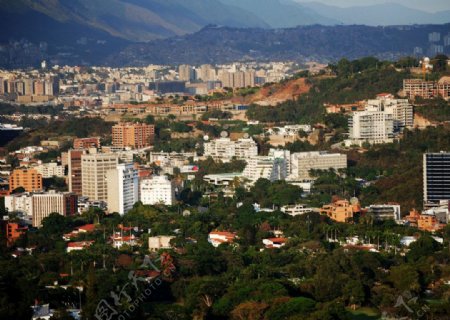 委內瑞拉加拉加斯市俯瞰图片