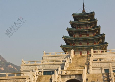大韩国寺图片