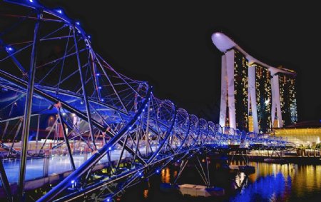 新加坡螺旋桥图片