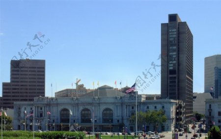 旧金山比尔格雷厄姆市政礼堂图片