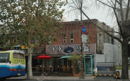 韩国明洞街景图片