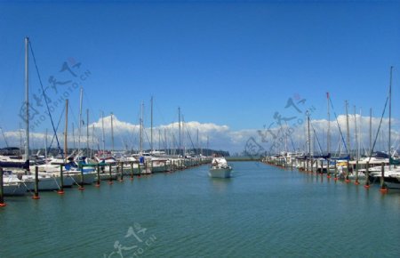 码头风景图片