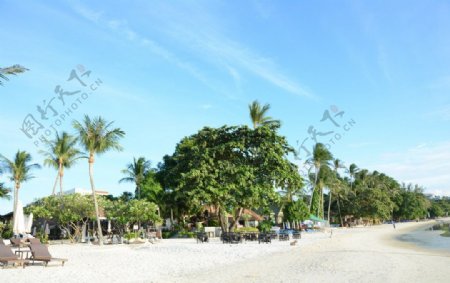 泰国苏梅岛海边沙滩图片