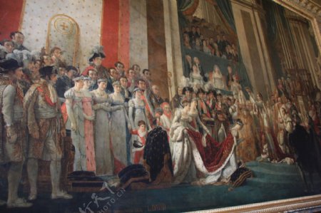 拿破仑的加冕图片