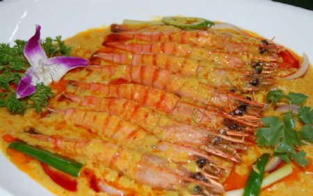 皇牌咖喱虾图片