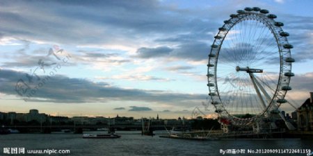 伦敦摩天轮图片