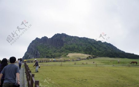 济州岛城山日出峰图片
