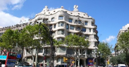 西班牙巴塞隆纳米拉之家图片