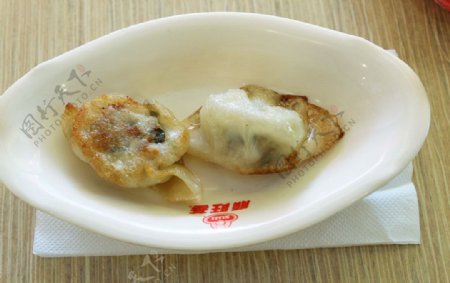 早餐饺子图片