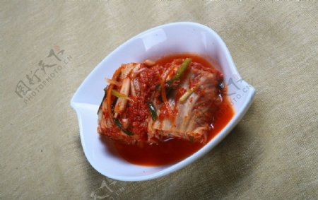 韩餐零点泡菜图片
