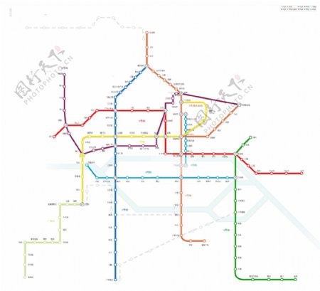广州地铁线路图图片