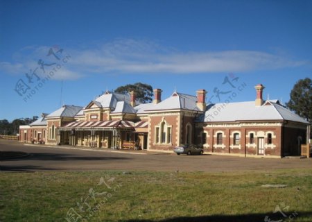 澳洲旅游小镇旧火车站图片