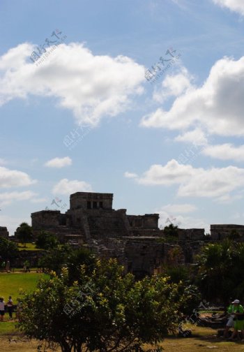 墨西哥玛雅古城遗址图片