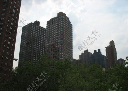 纽约哈勒姆区高档公寓楼图片