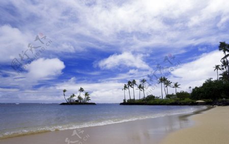 夏威夷海滨图片