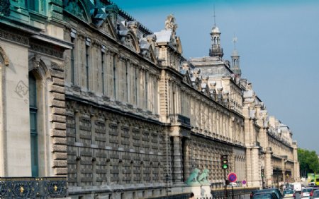 巴黎盧浮宮外觀图片
