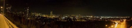 夜色下的汉密尔顿风光全景图图片