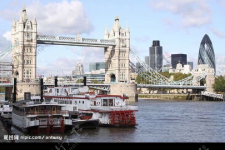 美丽的英国伦敦塔桥图片