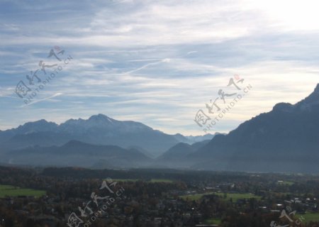 奥地利萨尔茨堡阿尔卑斯山图片