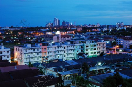 泰国芭提雅夜景图片