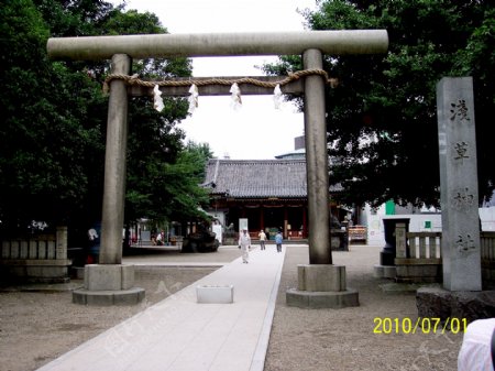 日本东京浅草神社图片