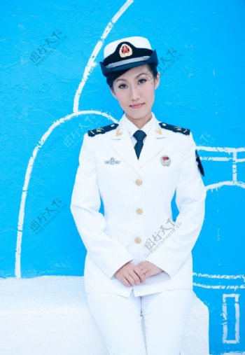 海军美丽女兵图片