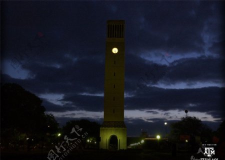 夜色钟楼图片