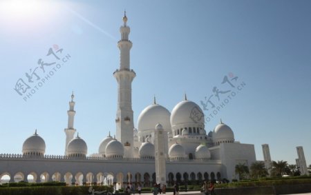 阿布扎比清真寺图片