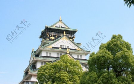 日本大阪天守阁图片