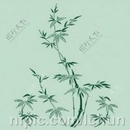 日本传统图案矢量素材98花卉植物图片