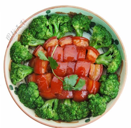 菜花炆台湾卤肉图片