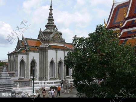 泰国大皇宫局部景图片