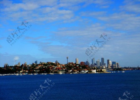 蔚蓝的悉尼图片