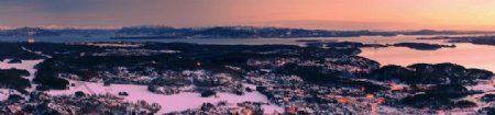 山顶俯瞰挪威图片