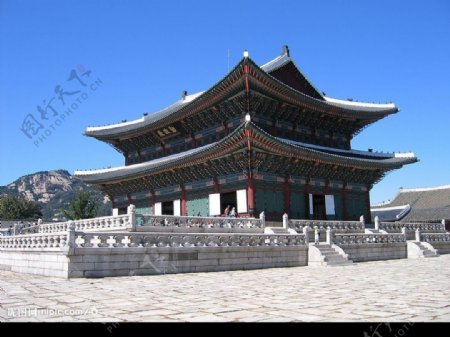 韩国景福宫勤政殿图片