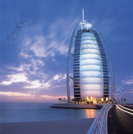 迪拜帆船饭店图片