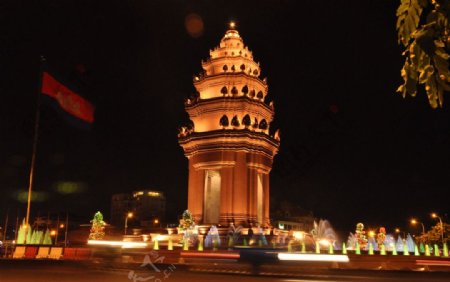 柬埔寨独立钡图片
