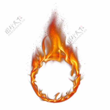 火火焰火圈图片
