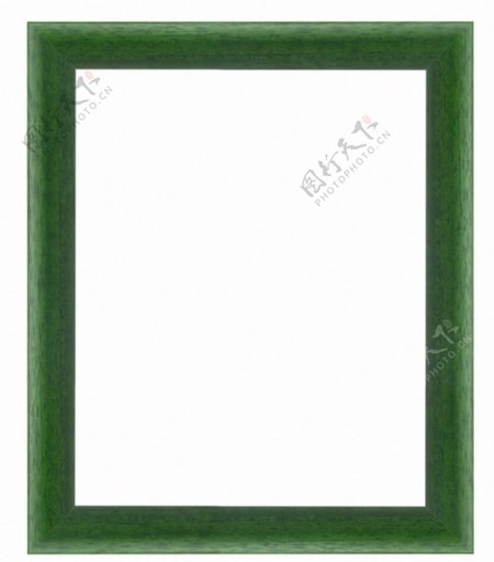 绿色木质相框边框图片