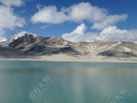 新疆喀什白沙湖图片
