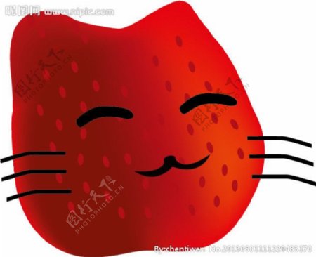 草莓猫图片