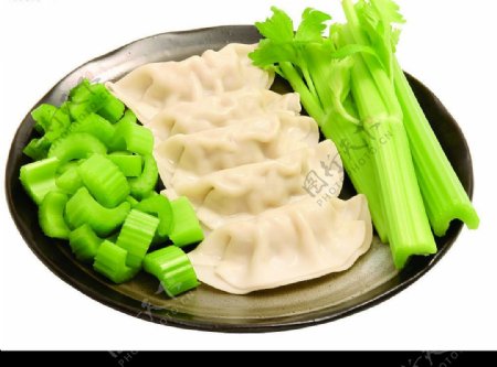 芹菜饺子图片