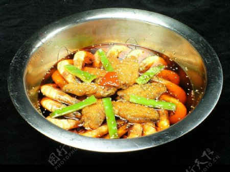 红油大虾图片