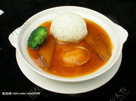 鲍鱼鱼胶米饭图片