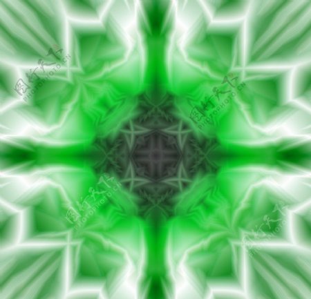 幻想风水晶花纹绿魔阵图片