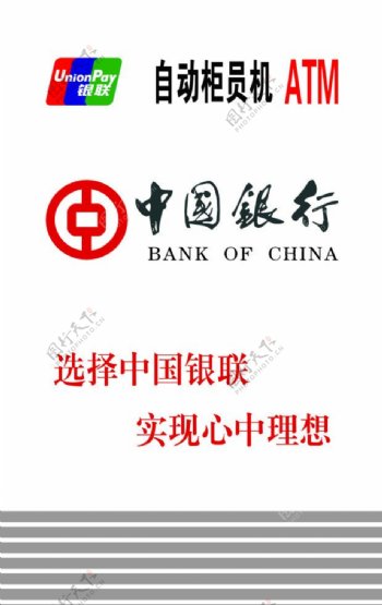 中国银行ATM图片