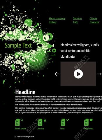 绿色艺术视频网站图片