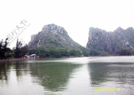 龙珠湖风影图片