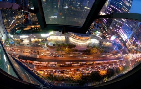 广州天河路之夜图片