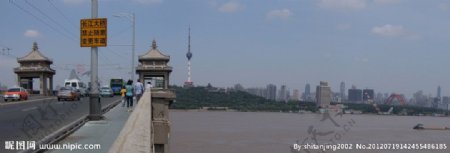 武汉长江大桥景观图片